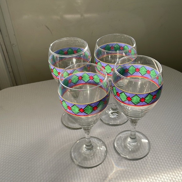 Vintage Pfaltzgraff Amalfi Classic 10 oz Wine Glasses. Set of four. - Picture 5 of 8